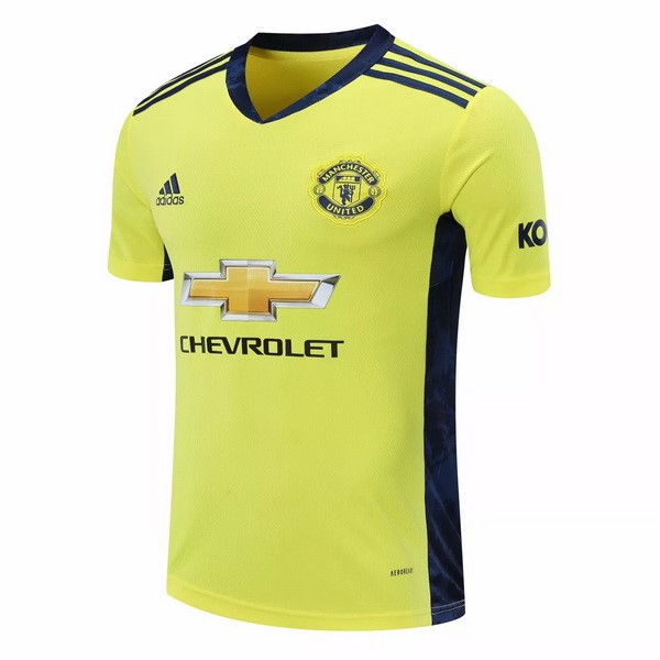 Trikot Manchester United Auswarts Torwart 2020-21 Gelb Fussballtrikots Günstig